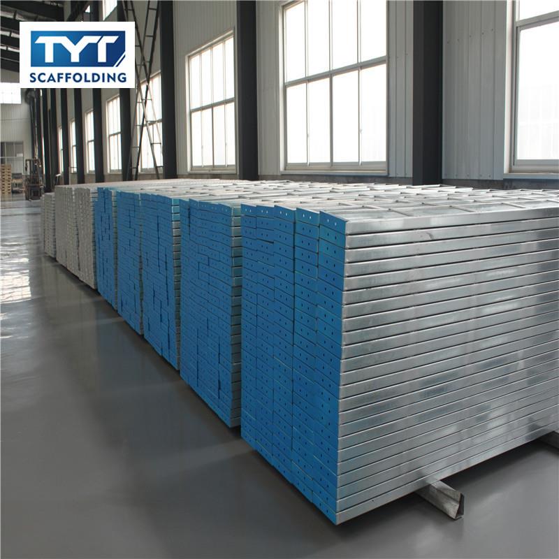 Galvanized scaffolding plank